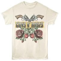 Guns N Roses Roses and Guns Natural T-Shirt S