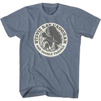 Stevie Ray Vaughan Srv Ženklelis Indigo Melange Suaugusiųjų Marškinėliai 4XL