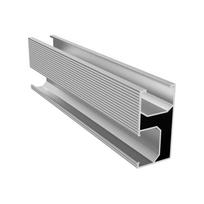 Montavimo bėgelis Fotovoltinis laikiklis PV saulės laikiklis 1pc gray