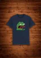 Anger Pepe Frog Meme Screaming / T shirt Unique Design Street Wear Art Urban Graphic Tees Top 3XL