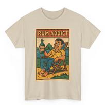 Rum Addict Retro Comic T-Shirt: Vintage Tiki Pop Art Graphic Tee M