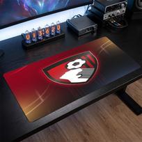 Bournemouth Football Print Large Mouse Pad, Anti-Slip Extended Gaming Desk Mat for Office Home 30cmx60cm（11.8x23.6inch）