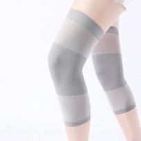 Summer Thin Knit Knee Pads Ultra-thin Breathable Kneepad Support Air Conditioned Room Invisible Knee Protector pilka spalva