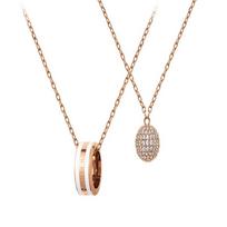 Daniel Wellington necklace Light luxury combination set, zircon, cubic zirconia alloy, brass resin necklace, same style for men and women N153N625 auksas