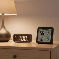 2 Pack Digital Room Thermometer & Hygrometer for Home Kitchen Use Battery Included juoda