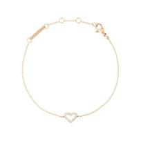 Daniel Wellington Mirelle series heart-shaped design, white cubic zirconia crystal bracelet, same style for men and women, rose gold DW00401618 auksas