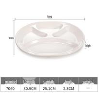 Melamine Compartment Dinner Plate