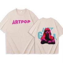Lady Gaga The Fame TShirt Unisex Unisex Harajuku ONeck Summer Casual TShirts Short Sleeve Crew Neck Tee Uniex Fashion Streetwear M
