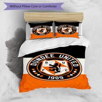 Dundee United Crest Printed Pattern Duvet Cover Set – includes 1 duvet cover and 2 matching pillowcases Bedroom decor Christmas gifts 135cm*200cm