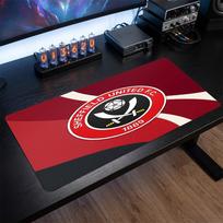 Sheffield United Football Print Large Mouse Pad, Anti-Slip Extended Gaming Desk Mat for Office Home 30cmx60cm（11.8x23.6inch）