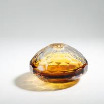 Handblown Brown Murano Glass Vase Art Deco Design with Simple Wind Feature Handicraft Tabletop Artistic Design (Brown,S) ruda