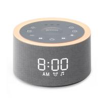 HiFiD Sleeping Aid Light White Noise Sleep Sound Machine Adult White Noise Machine Bedside Alarm Clocks 4" pilka spalva