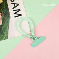 Spring Style Retractable Elastic Keychain & Phone Strap
