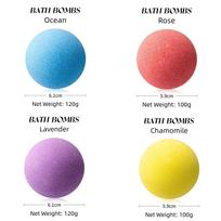 4-Pack Scented Bath Bombs Set – Essential Oil Bubbles for Travel & Home One Size