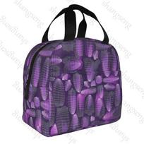 Lunch Bag Insulation Bento Pack Aluminum Foil Rice Bag Meal Pack Ice Pack Student Bento Lunch Handbag African fabric printing