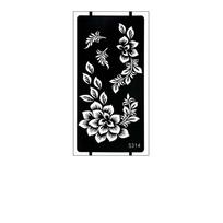 Lace Fake Tattoo Henna Tattoo Stencil Stickers Legs Arm Henna Tattoo Decals  Women/Lady S 0314