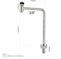 Quick Coupling Reverse Osmosis Kitchen Faucet Single Handle Stainless Steel 3/8 Inch Manual Easy Operation Household Use 5 Year sidabras