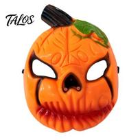 Halloween Pumpkin Ghost Mask Face Mask, Scary Lantern Party Hard Material Horror Breathable Costume Props for Secret Room Games Non-fading pumpkin