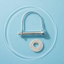 Transoms Wheel Pin Trailer Zinc for Fishermen M8x36 C2a 2PCS M8x40 Vib C D-pin 2PCS