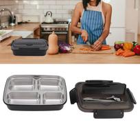 1.4L Insulated Lunch Box 304 Stainless Steel Bento Lunch Box Cute Leakproof Lunch Box  For Camping juoda