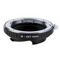 Concept Lens Mount Adapter M Mount Extension 10mm K&F KF-MM10 (Leica Ring) juoda