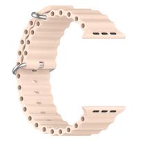 Dirželis Apple Watch Ultra 2 9 8 7 6 SE 4 5 3 Band 44mm/40mm Iwatch Band 5 42mm 38mm Dvigubos sagties laikrodžio priedai 49mm 41mm 45mm For 38/40/41mm šviesiai rausvos spalvos