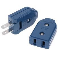 JAV Amerikietiško tipo 2 kontaktų reguliuojamas kištukas Male, moteriškas lizdas, adapteris
