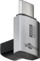 Goobay USB-C Adapter Vertical 90° Short, USB4 | 74444 74444 | 4040849744440
