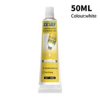 50/100ml Skysta elektros juosta Vandeniui atspari izoliacinė juosta Fiksuojantis linijos klijai kabeliams Izoliacinė pasta Sandariklis Namų laidų remontas yellow