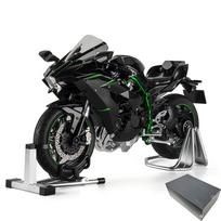 Spray 1/6 Kavvasaki Racing Ninja 500 H2R Motorcycle Simulation Sound Light Fast and Furious Kid Gift Collection Value Display juoda