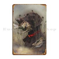German Shorthaired Pointer Woodcock Hunting Metal Plaque Poster Printing Garage Create Garage Iron Tin Sign Poster 20x30cm