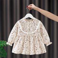 Waterproof Reversible Princess Dress Bib: Infant Smock for Meals, Stain-Proof Outerwear for Autumn & Winter 17 (3-4 years)