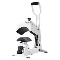 Hat Heat Press Machine, 215 x 100 mm Large Heating Plate, with Caps Stretcher, Precise Temperature & Time Control, Heat Press for Hats and Caps, for