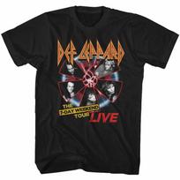 Def Leppard 7 Day Weekend Black Adult T-Shirt 3XL