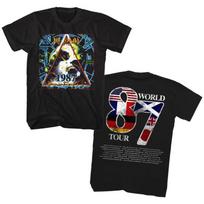 Def Leppard World Tour Black Adult T-Shirt XL