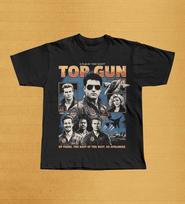 Top Gun 1986 Graphic Tee, Maverick Iceman Goose Ensemble Shirt, Tony Scott 80s Film, Feel The Need, 40th Anniversary Gift 3XL