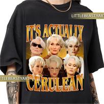 It's actually cerulean Meryl Streep as Miranda Priestly retro 90s style vintage Rap Tee shirt XL
