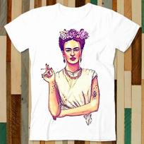 Frida Kahlo Art T Shirt Adult Unisex Men Women Retro Design Tee Vintage Top A4931 4XL