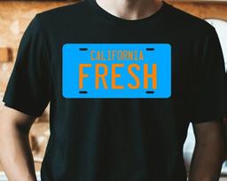 Fresh License Plate - Unisex T-Shirt 3XL