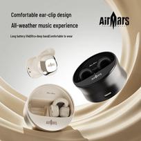 AIRMARS ABO17 Ear-Clip True Wireless Bluetooth Sports Earbuds rožinio aukso spalvos