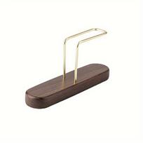 Versatile Wood Business Card Display Holder for Desk and Office Organizing B1
