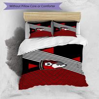 Soccer Ball Afc Crest Printed Pattern Duvet Cover Set – includes 1 duvet cover and 2 matching pillowcases Bedroom decor Christmas gifts 135cm*200cm