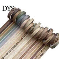 Translucent Washi Tape 20 Rolls Vintage Set, Retro Patterns Decorative Masking Tapes Tone for Arts, DIY Crafts, Journals, Planners, Scrapbook, A