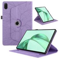 Funda for Honor Pad X8A Case 11  Emboss Tree 360 Rotating Stand Tablet Coque for Honor Pad X8a 11 Inch 2024 Cover Case HonorPad X8a 11 inch violetinė