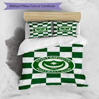 Portsmouth F.C Printed Pattern Duvet Cover Set – includes 1 duvet cover and 2 matching pillowcases Bedroom decor Christmas gifts 135cm*200cm