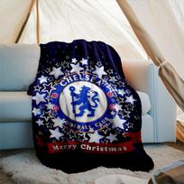 1PC Chelsea Fc  Printed Soft Flannel Blanket Throw for Adult Bedroom Living Room Sofa Camping Travel Fan gifts Christmas Gifts 75x90cm