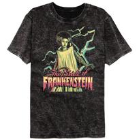 Universal Monsters The Bride Of Frankenstein Lightning Bolts Men's T Shirt M