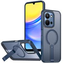 For Xiaomi Poco C85 Case Poco C85 4G 5G Phone Case Luxury Magnetic Bracket Heat Dissipation Shockproof Rugged Tough Cover Fundas POCO C85（171mm）