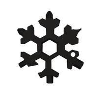 (Nikita) 19in1 Multitool Wrenches Combination Compact Outdoor Portable Snowflake Tool One Size juoda