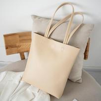 Summer New Women's Tote Bag, Student Style Simple Large Capacity Single Shoulder Handbag chaki
